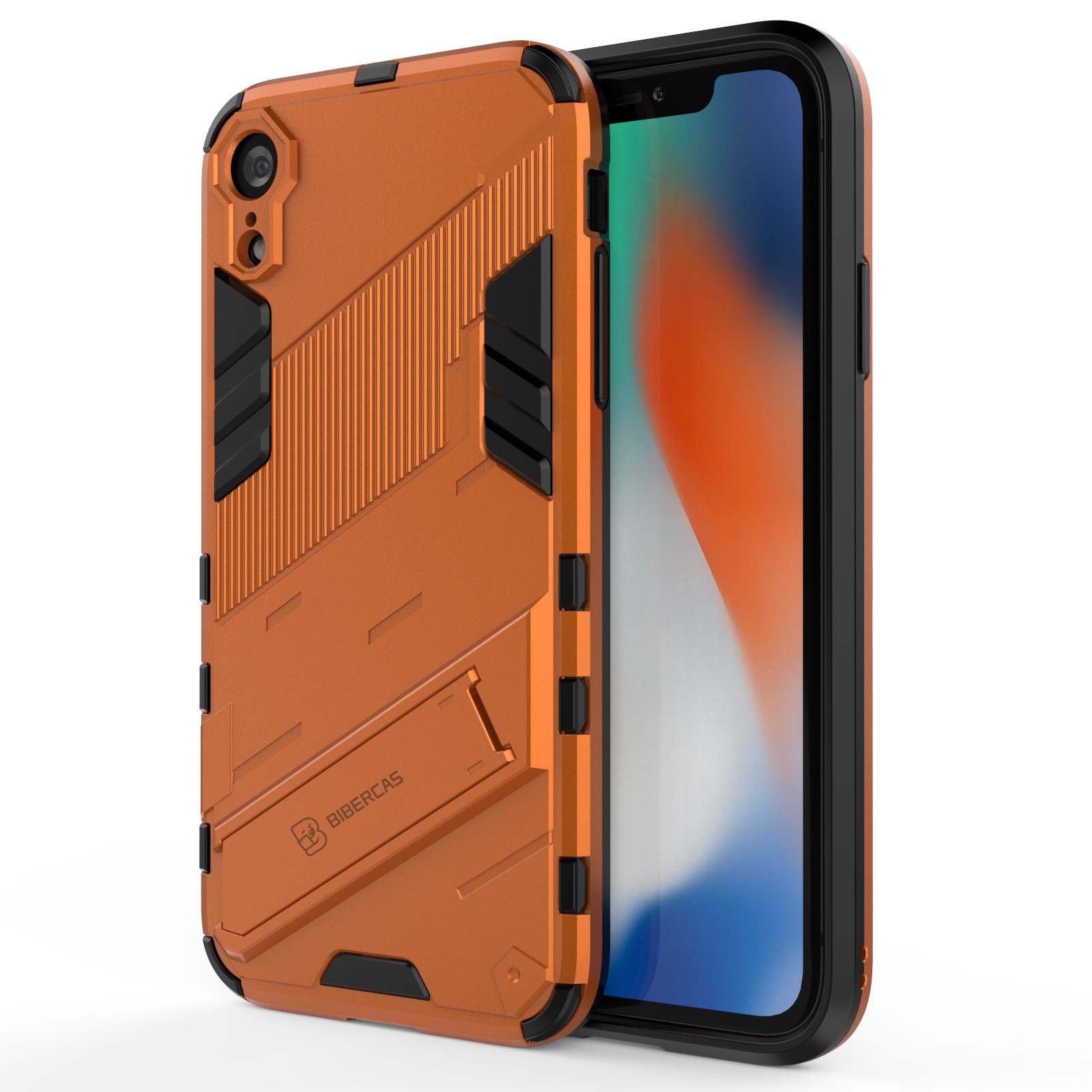 Ốp Điện Thoại Gắn Dây Nịt Phong Cách Punk Cho Iphone Xr