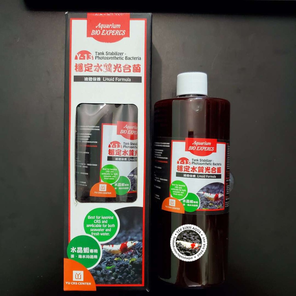 Vi sinh quang hợp PSB Yu CRS Center Y-13 Tank Stabilizer - Photosynthetic Bacteria chuyên dụng cho tép cảnh