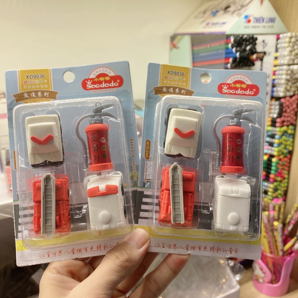 Gôm tẩy cute nhiều hình dễ thương, tẩy bút chì nhanh an toàn