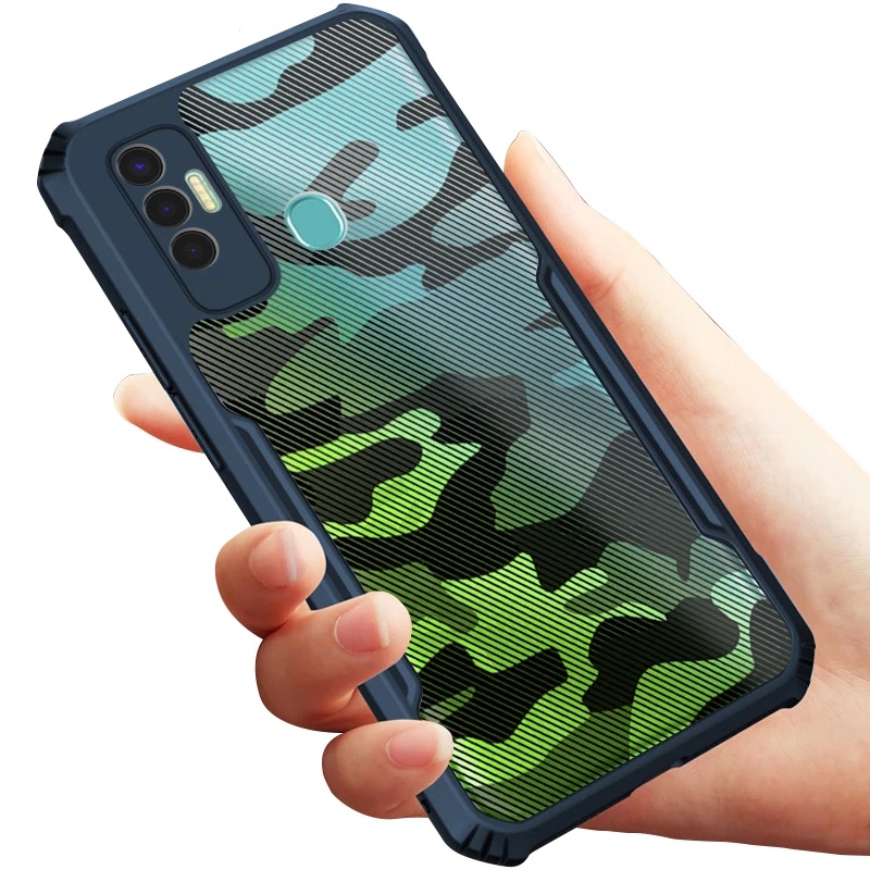 Ốp Điện Thoại Cứng Chống Sốc Họa Tiết Rằn Ri Cho Tecno Spark 6 GO 2020 Spark GO 2021 7P 7 Pro 7T Pova 2 3 LE7 Camon 16 se 18 18T 18P