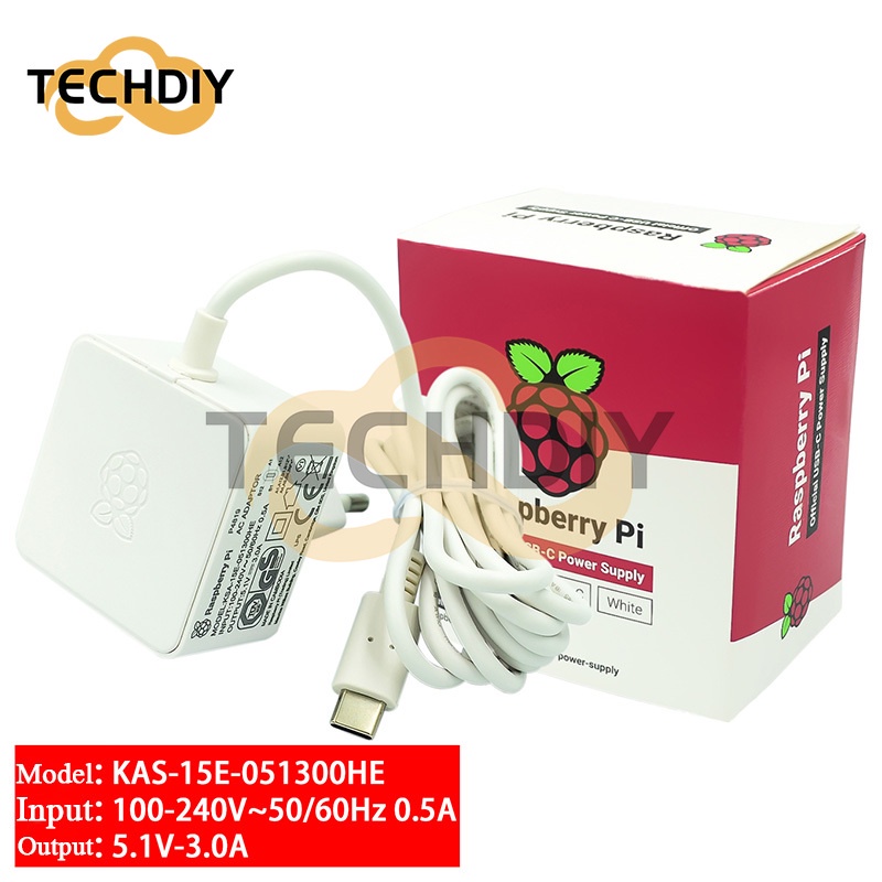 Bộ Nguồn Chuyên Dụng Cho Raspberry Pi 4B 5V3A Type-C 15W