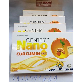 CENTER Nano curcumin gold-Hộp 30 viên
