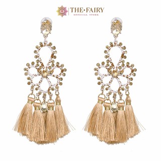 Bông tai The Fairy Bohemian tua rua đa sắc bản to ấn tượng [BT 158]