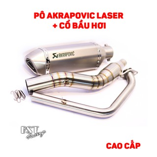 Pô Akrapovic Laser cổ pô inox 304 cho các loại xe