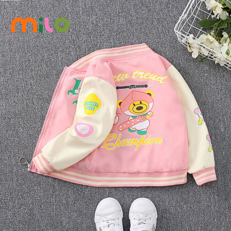 Milo Áo Khoác cardigan Mỏng Thời Trang Xuân Thu 2022 Phong Cách Phương Tây Cho Bé Gái