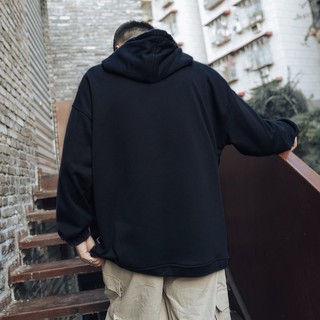 Áo Hoodie Basic Đen Trơn