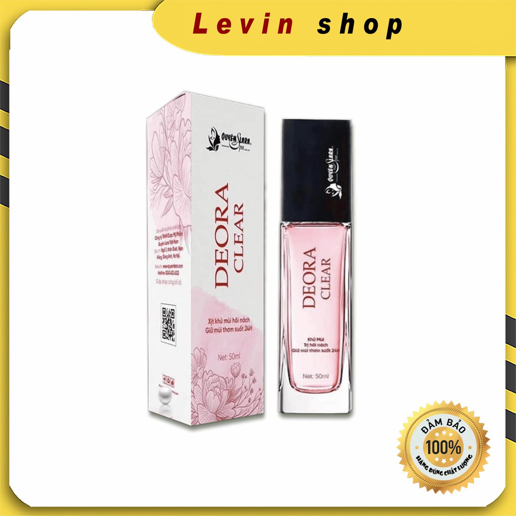 [Combo 2 lọ][Chính hãng] Xịt khử mùi hôi nách Deora Clear - Quyên Lara [ 50ml ] | BigBuy360 - bigbuy360.vn