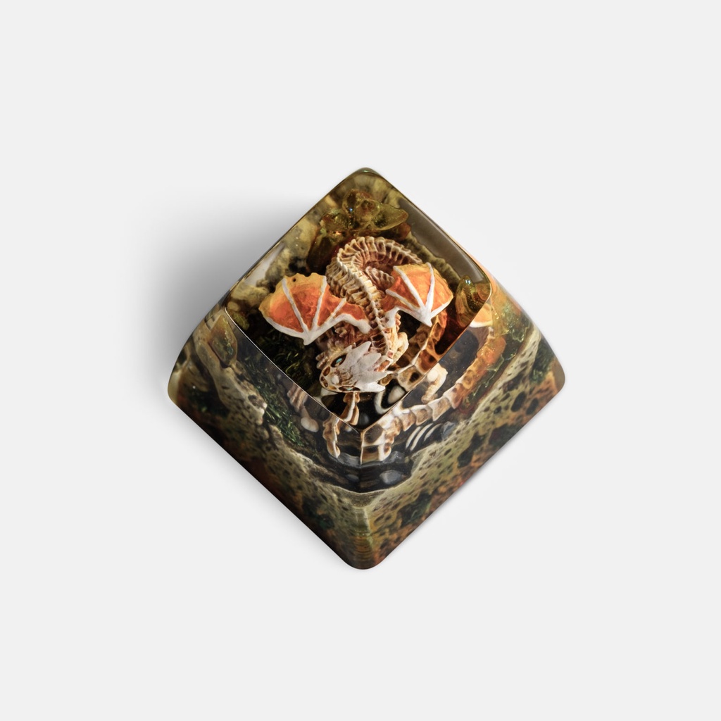 Keycap Artisan bàn phím cơ Dwarf Factory Gnarly Drakon 2022  - Hàng chính hãng