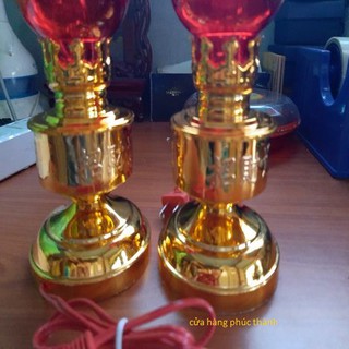 đèn dầu thờ điện ( nhựa )