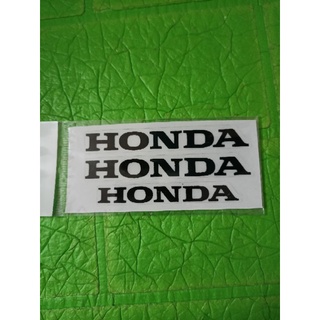 Bộ tem chữ Honda màu đen