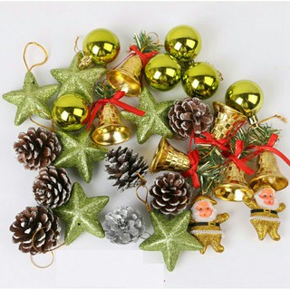 MẪU E16 Bộ phụ kiện trang trí noel nhiều món