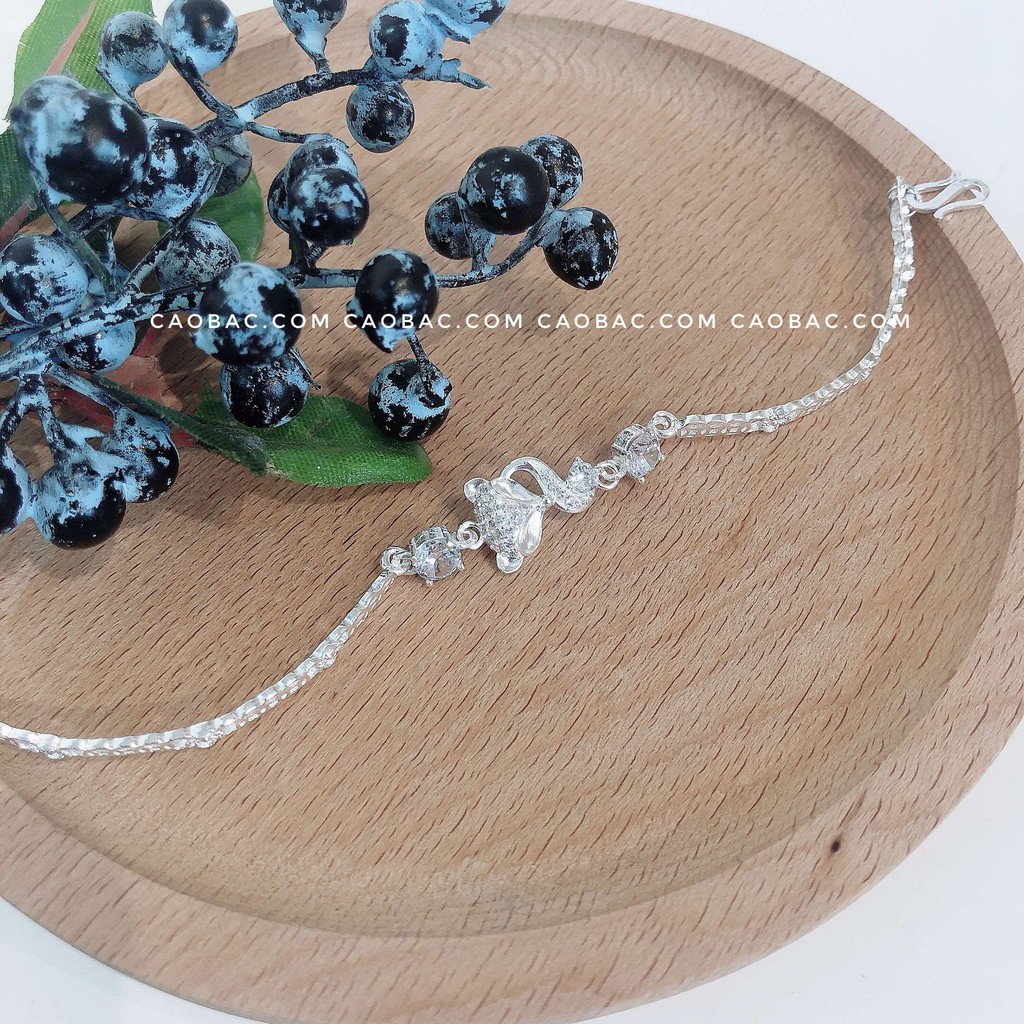 Lắc Tay Bạc Ta Cho Nữ CaoBac Jewellery Hồ Ly Kim Tiền Tài Lộc May Mắn | BigBuy360 - bigbuy360.vn
