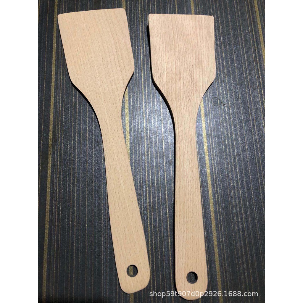 Bộ Dụng Cụ Nấu Ăn Bằng Gỗ Chống Dính Tiện Dụng Cho Nhà Bếp