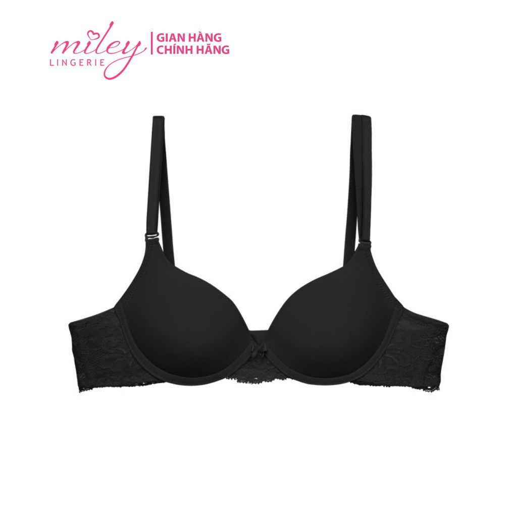 [Mã MILEDEC15 giảm 15% tối đa 50K] Áo Ngực Nữ Cúp Tròn Phối Ren Lưng Áo Miley Lingerie BRM002