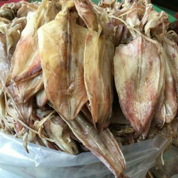 Mực Khô Câu size 50 Con/kg - LẺ 1 CON -  Mực Khô Loại 1 Dày Và Rất Ngọt Mực (Mực câu A4)