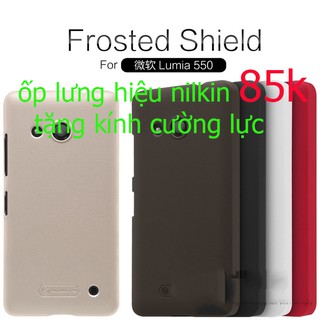 Ốp lưng Nillkin cho Nokia Lumia 550 Tặng kính cường lực