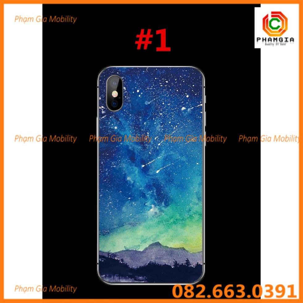 Ốp lưng iphone kính tráng gương x xr xs xsmax hình đẹp, nhiều mẫu anime