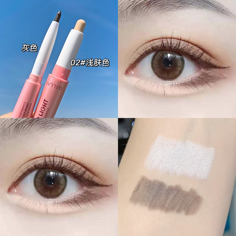 Thỏi Sáp Kẻ Mắt GELLA'S Hai Đầu 2 Màu Gradient Có Ánh Nhũ | BigBuy360 - bigbuy360.vn