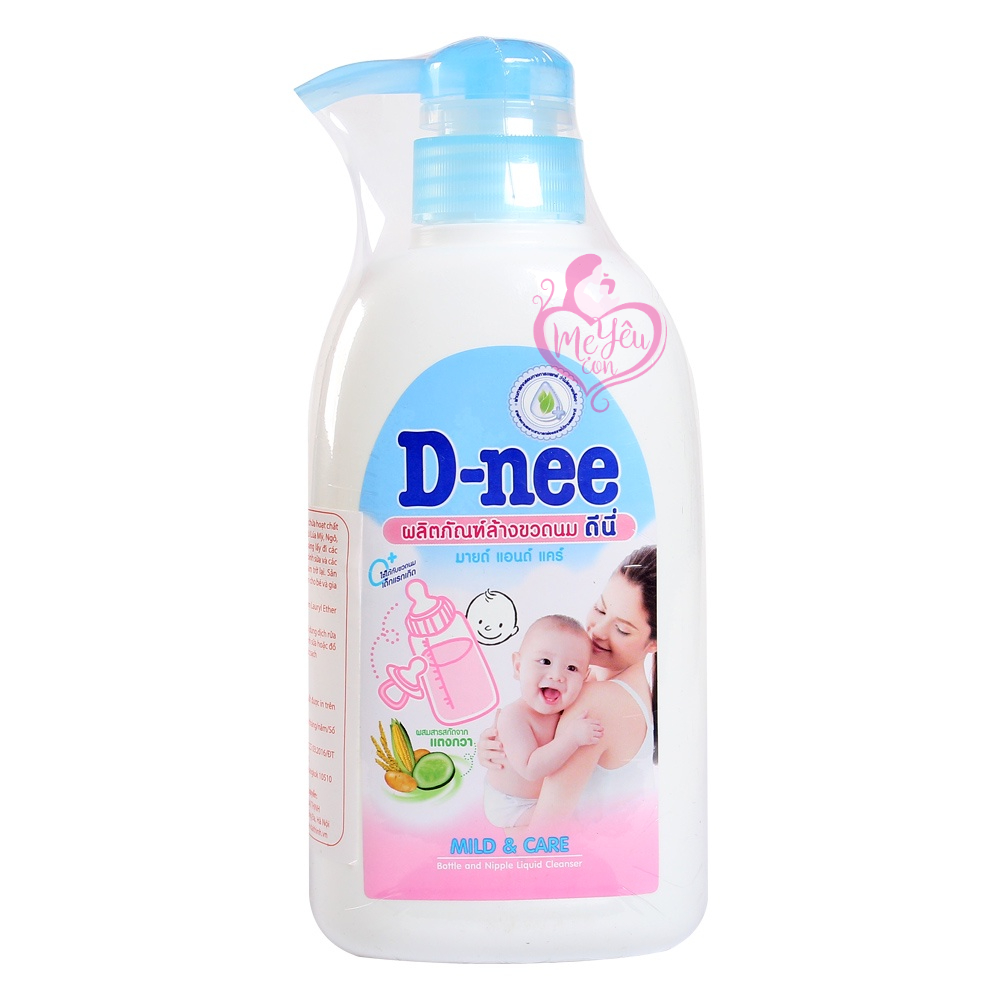 Nước Rửa Bình Sữa và Rau Quản Dnee 500ml