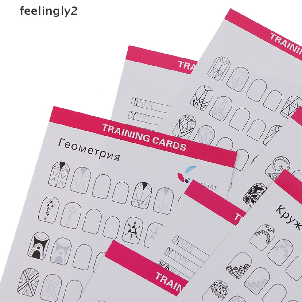 12 giấy khuôn thực hành vẽ móng tay tiện lợi