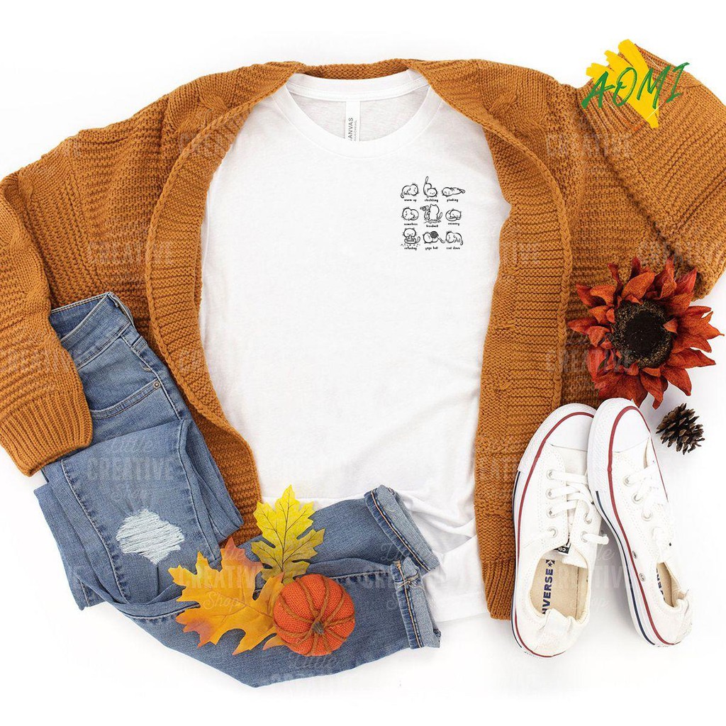 ÁO THUN UNISEX AOMI MÈO KUTE LƯỜI TAY NGẮN TAY LỠ NAM NỮ CHẤT LƯỢNG CAO