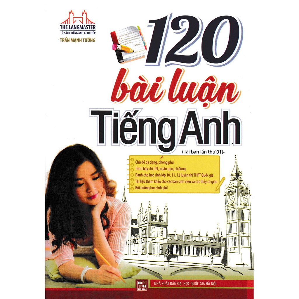 Sách - The Langmaster - 120 bài luận tiếng Anh