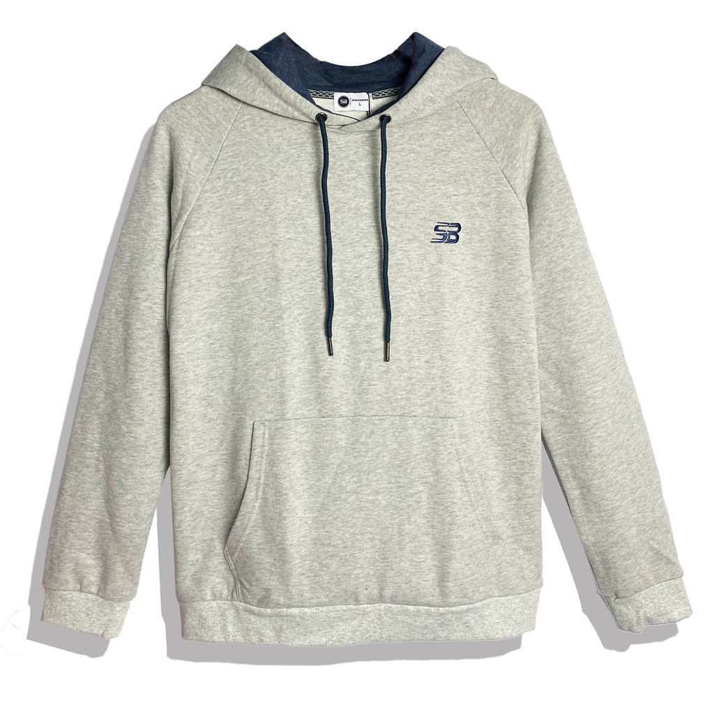 Áo khoác Hoodie Nam,Nữ Simple &amp; Basic, chất liệu cotton êm nhẹ, màu xám nhạt