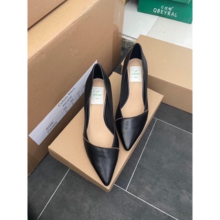 Giày da gót nhọn 5cm xuất xịn