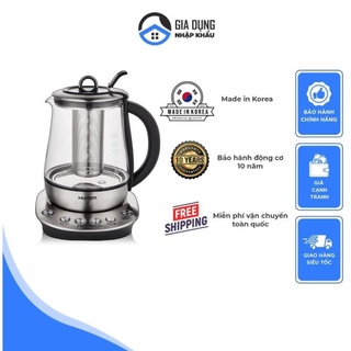 Ấm pha trà chưng yến hurom tea master tm-p02fss, máy chưng yến, hầm cháo, ấm đun nước siêu tốc, nội địa hàn, bh 12 tháng