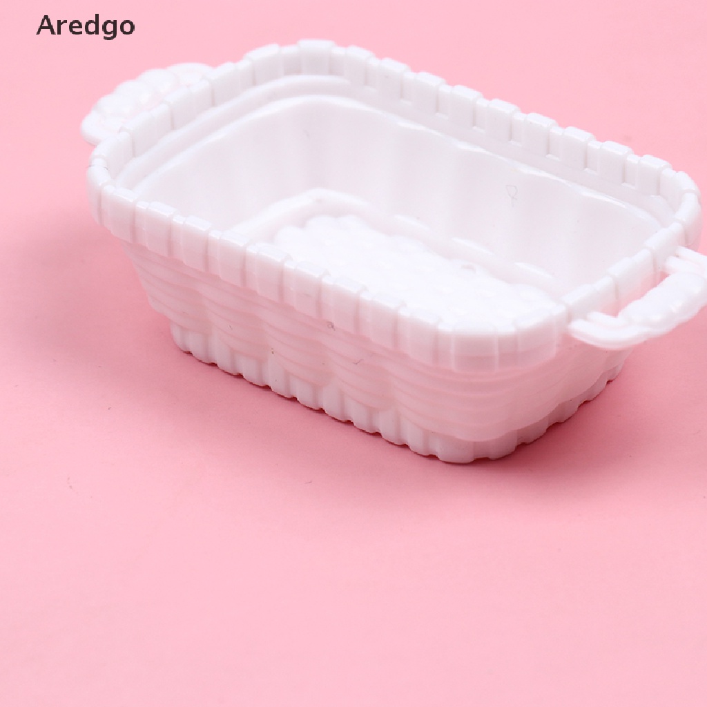 Set 4 giỏ đựng thức ăn mini thân thiện với môi trường trang trí nhà búp bê
