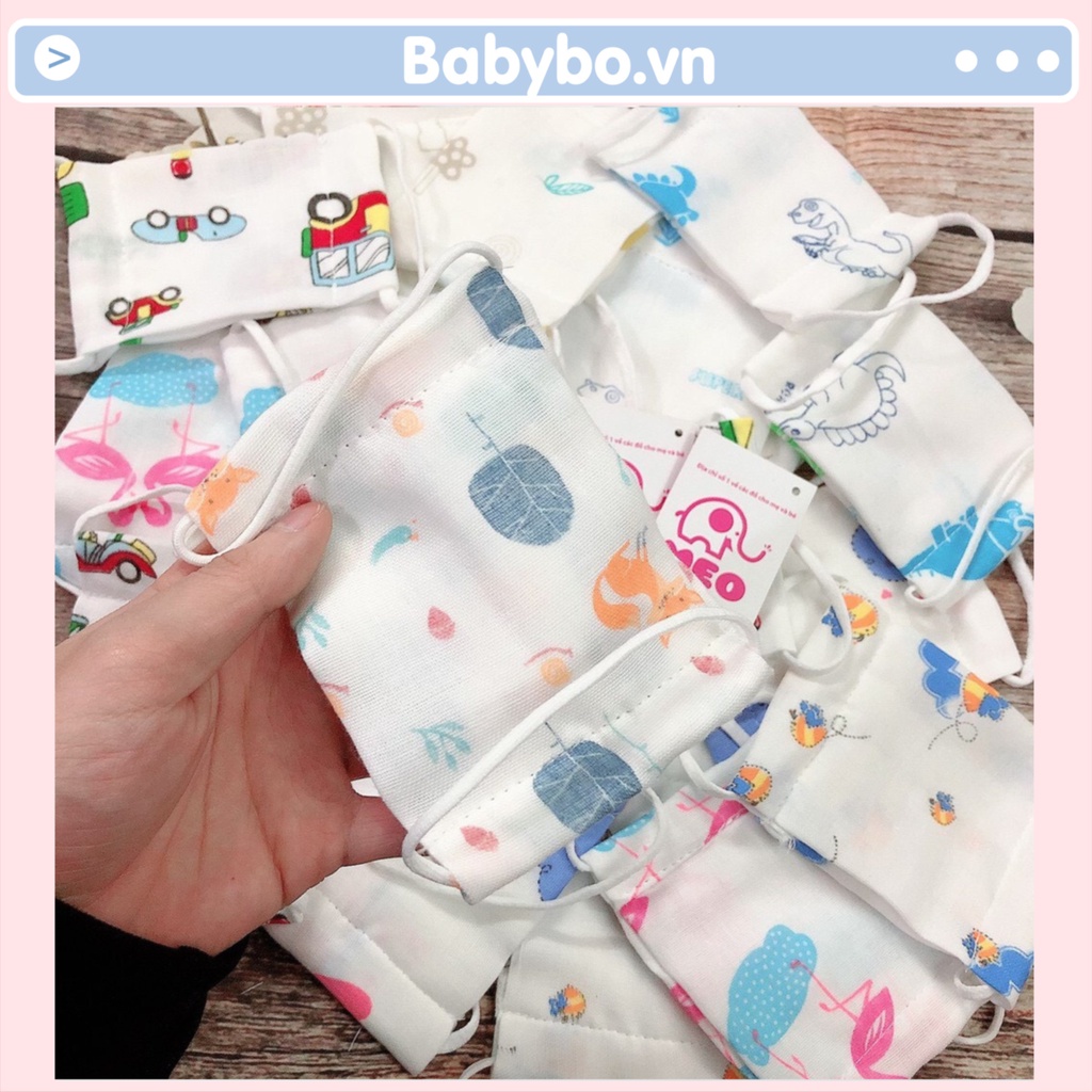 Khẩu trang xô 4 lớp mềm mại chống bụi bẩn và dịch bệnh cho bé