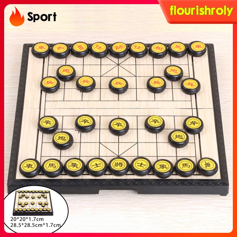 Chinese Chess Chinese Chess Game PVC Plastic Board Game for Two Players