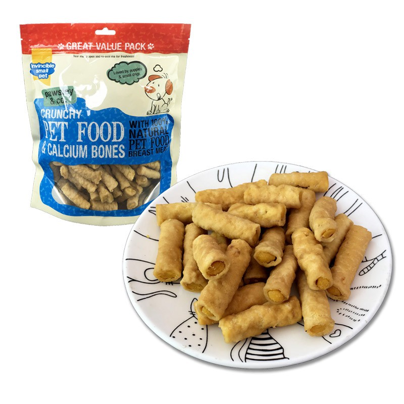 Thức Ăn Cho Chó Mèo Gà Nhồi Lòng Đỏ Trứng Chiên Giòn