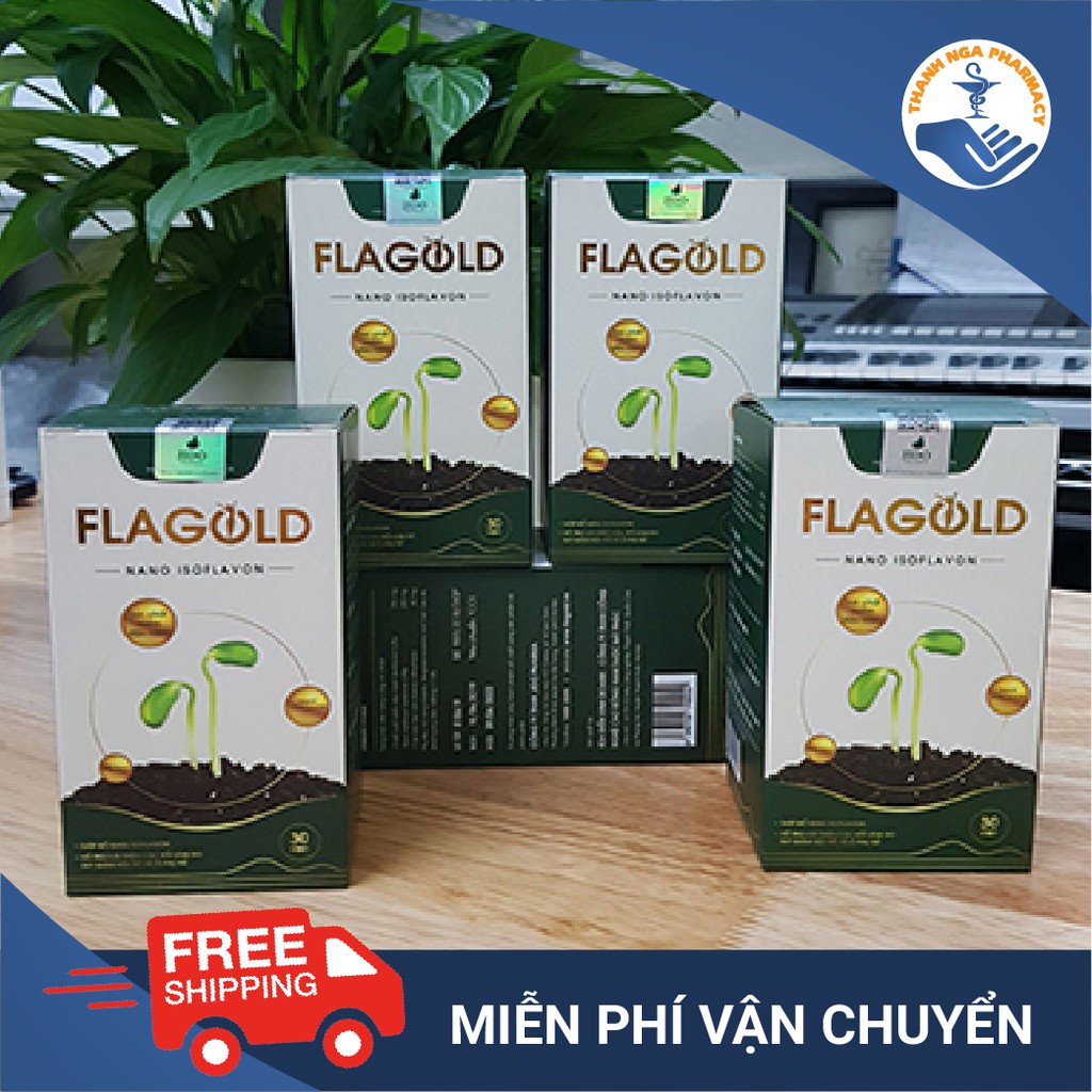 [CAM KẾT CHÍNH HÃNG] FLAGOLD TINH CHẤT MẦM ĐẬU NÀNH NANO ISOFLAVON