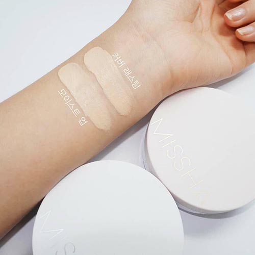 PHẤN NƯỚC MISSHA CUSHION HỒNG SPF 50+ PA+++ dành cho da dầu | BigBuy360 - bigbuy360.vn