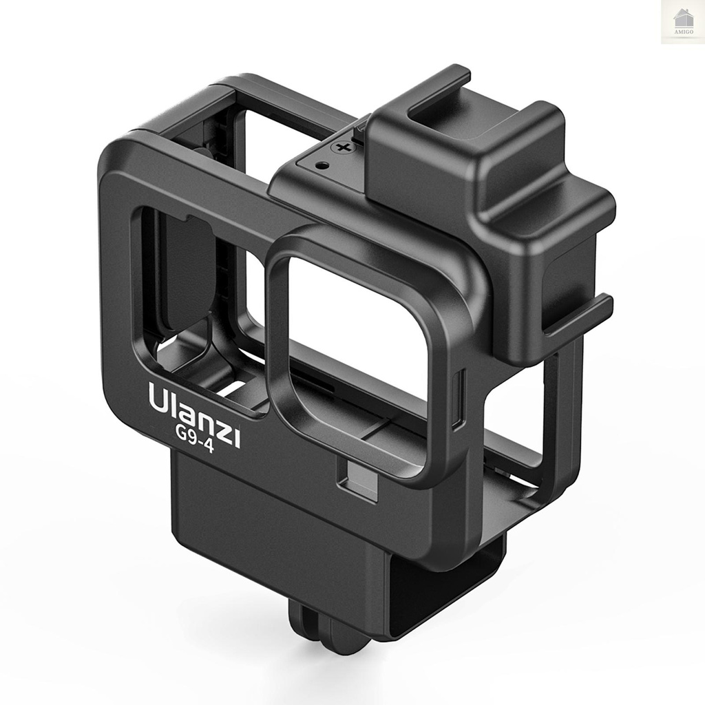 Lồng lọc bảo vệ mở rộng thay thế Ulanzi G9-4 với đế cold shoe kép 55mm cho máy ảnh hành động