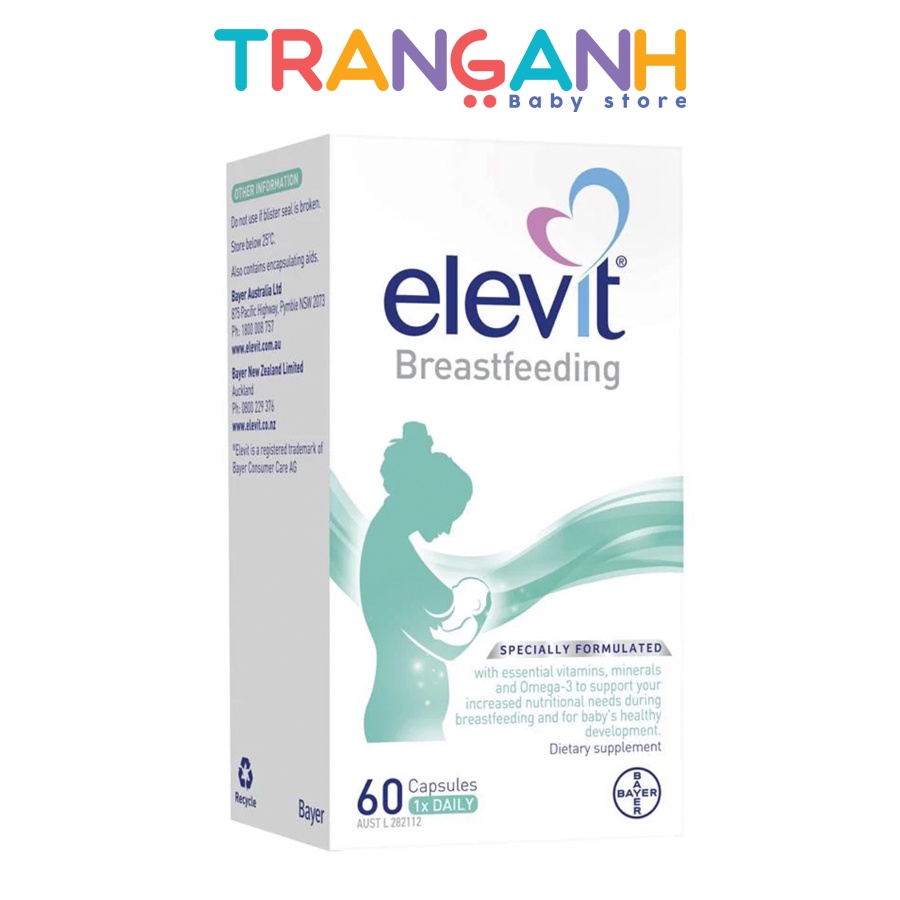 Vitamin tổng hợp Elevit bú Breastfeeding Úc cho phụ nữ sau sinh