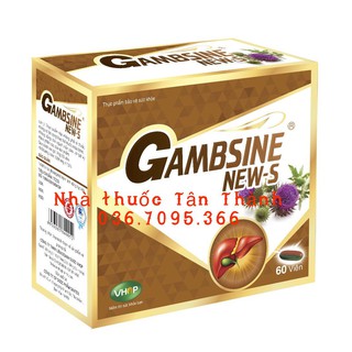 (Chính hãng) Viên bổ gan Gambsine New-S mát gan thanh nhiệt