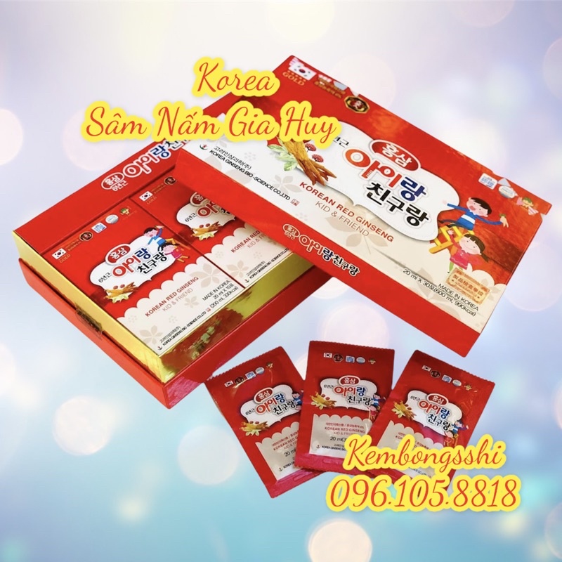 Hồng Sâm Baby Hươu Cao Cổ Bio Hàn Quốc