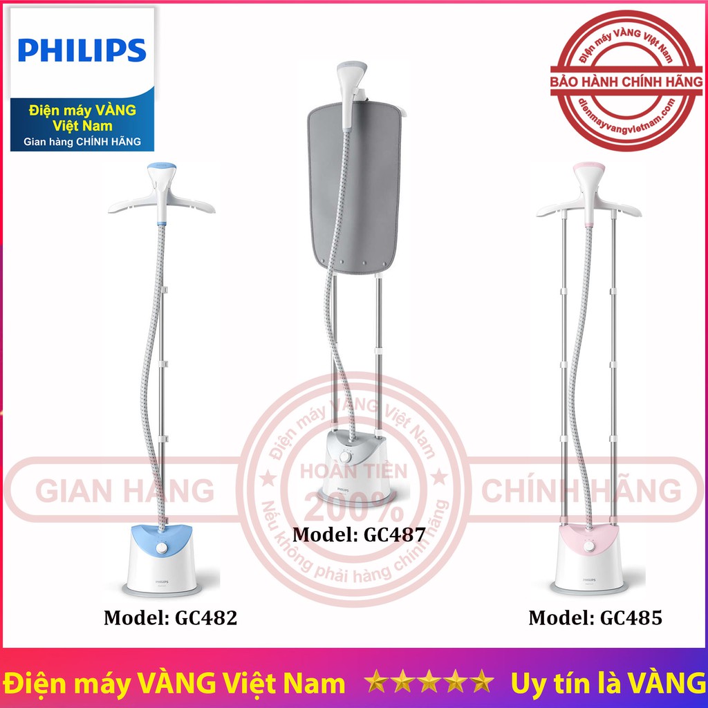 [Mã ELHADEV giảm 4% đơn 300K] Bàn ủi cây hơi nước Philips GC482 GC485 GC487 thay thế cho model GC514 GC5148 GC523 GC524