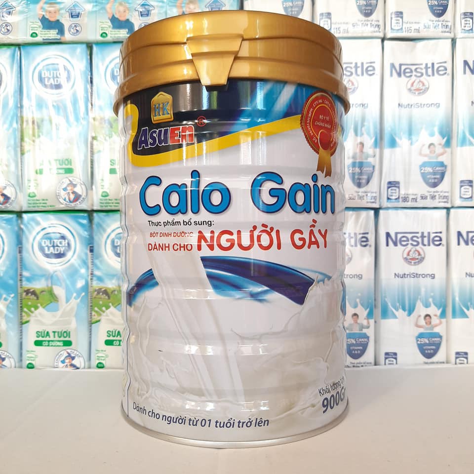 Sữa tăng cân Asuen Calo Gain 900g dành cho người gầy từ 1 tuổi trở lên