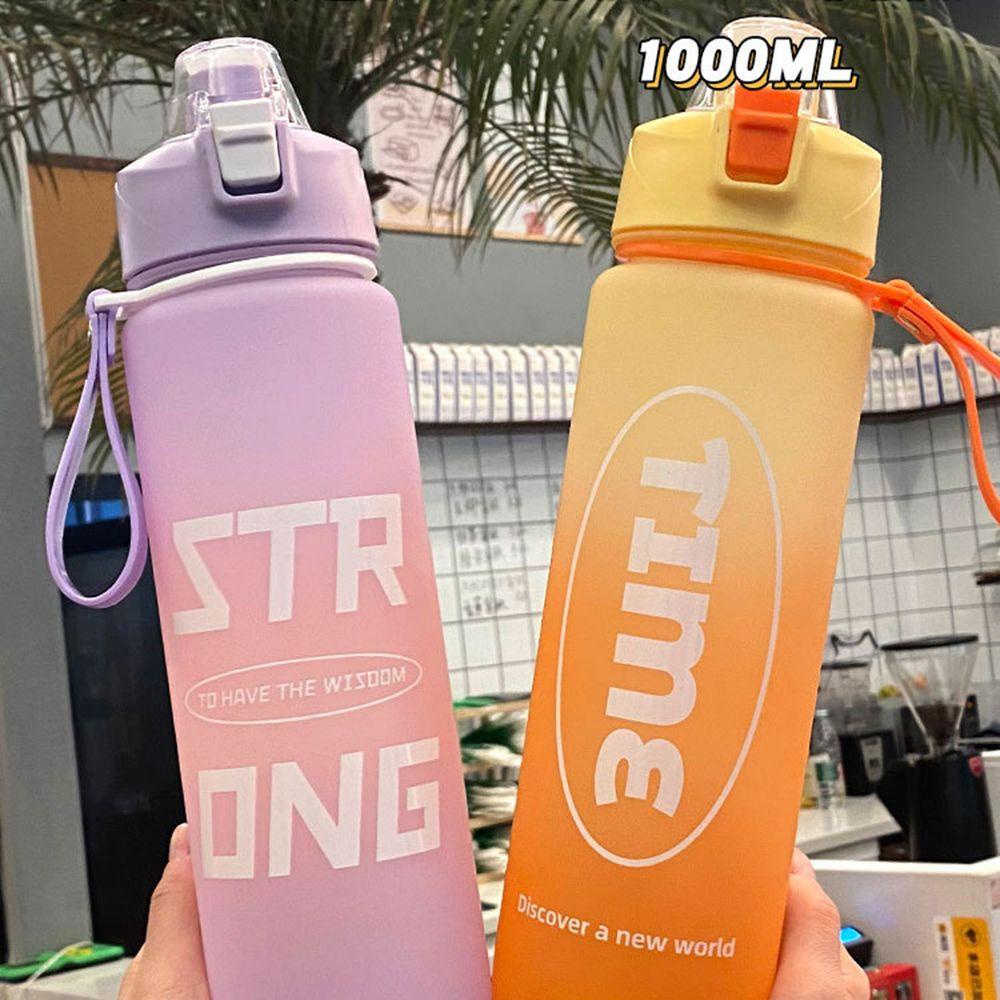 PISTA Bình Nước Thể Thao Có Ống Hút Dung Tích 1000ML