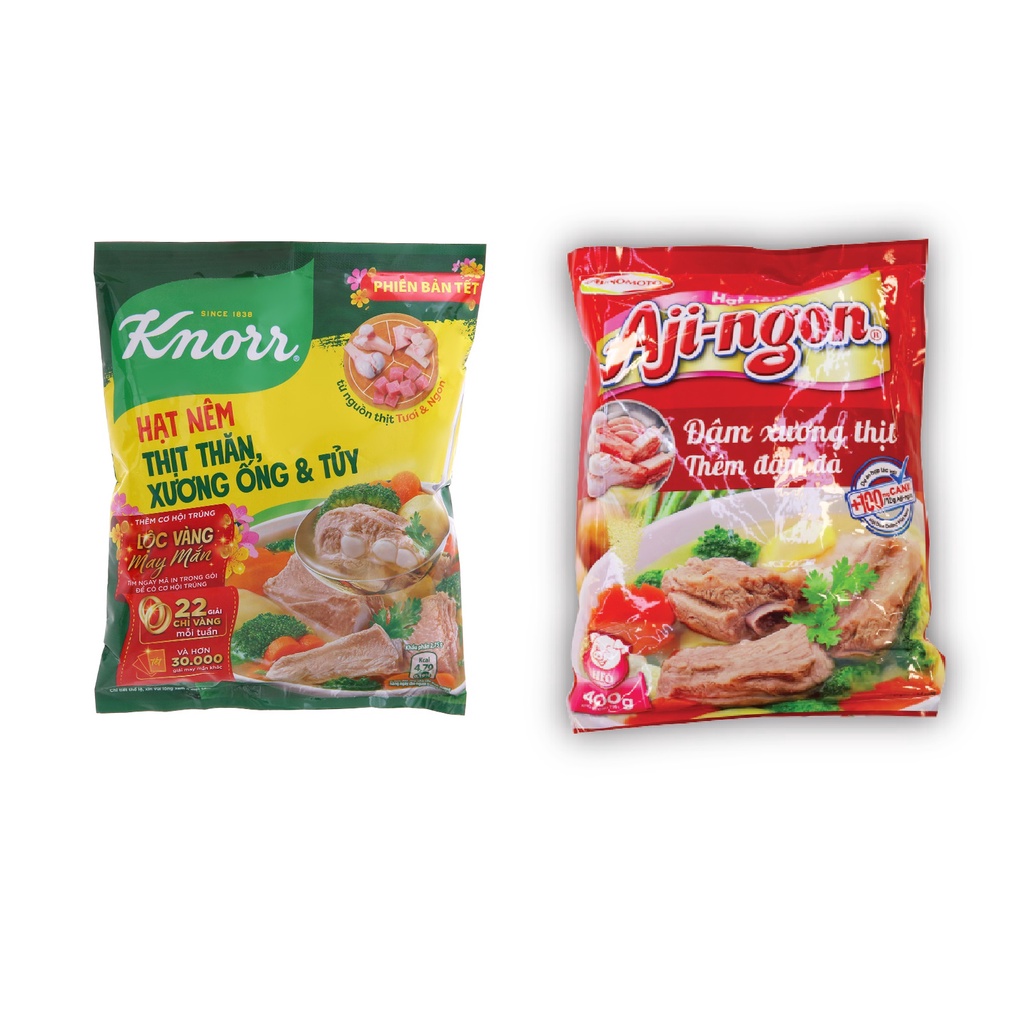 Hạt Nêm thịt Knorr 400g - Aji-ngon 400g