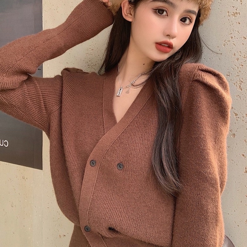 SET CHÂN VÁY + ÁO CADIGAN KIỂU DÁNH HÀN QUỐC