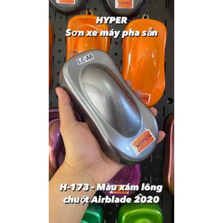 Sơn xe máy hyper màu xám honda airblde 2020 1k - 1lit