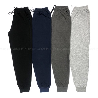 Quần Jogger Nam Nữ Trơn Basic Thun Da Cá Phong Cách Thể Thao Năng Động Cá Tính Unisex ANH DUY SHOP JGV12