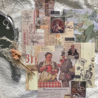 Giấy nền trang trí vintage - phong cách retro