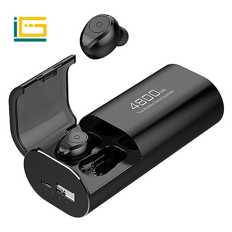 Tai Nghe Bluetooth 5.0 Không Dây Kèm Hộp Sạc 4800MAh Có Mic USB Type C TWS