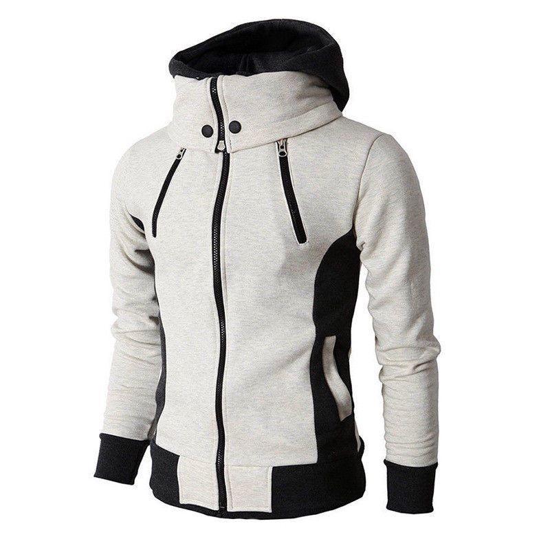Áo Hoodies phối khoá kéo phong cách thể thao năng động cho nam | BigBuy360 - bigbuy360.vn