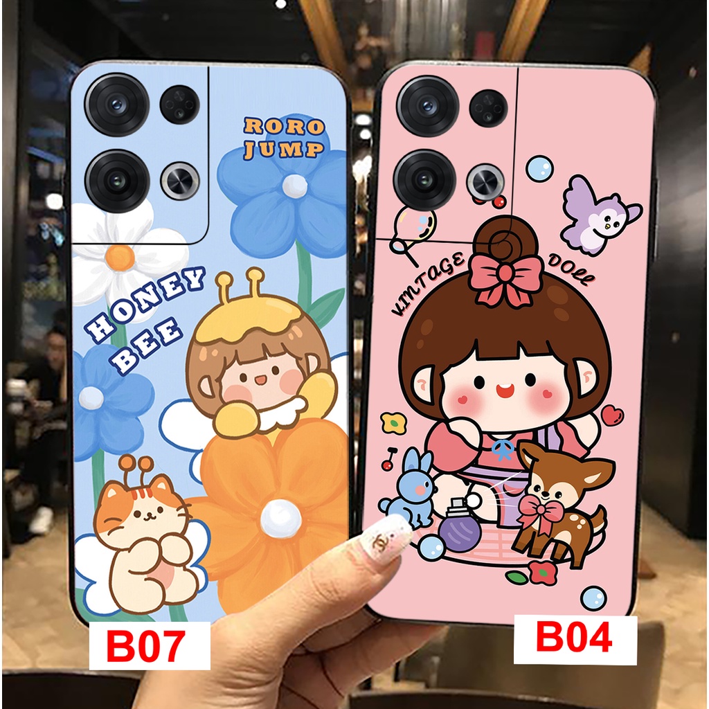 Ốp lưng Oppo Reno 8 4G / Reno 8 5G / Reno 8Z 5G / Reno 8 Pro CÔ gái jumzozo giá rẻ cute